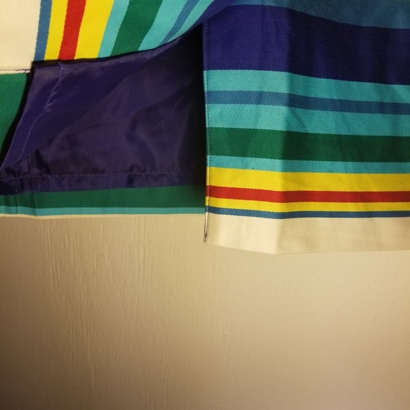 Talbots Size 8P Striped Straight Pencil Skirt - Picture 5 of 8